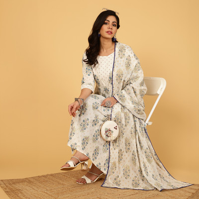 Jaipur Kurti Women Kurta Pant Dupatta Set