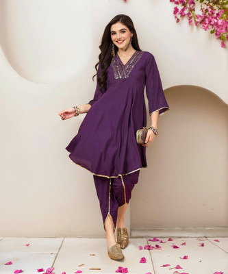 Ishin Women Kurta Dhoti Pant Set