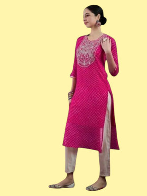 Texpa Fashion Women Ethnic Top Pyjama Set