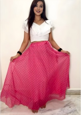 Nyari Wear Women Crop Top Skirt Set