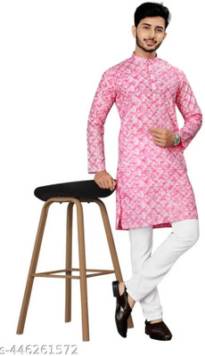 SONBAI Men Kurta Pyjama Set