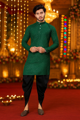 JILANI TRADERS Men Kurta Dhoti Set