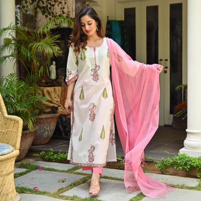 Dream Royal Printed Kurta, Trouser/Pant & Dupatta Set
