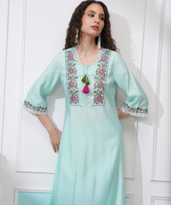 Vishudh Women Kurta Pant Set