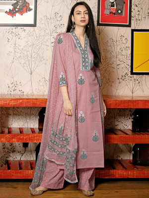 YAGNIK FASHION Women Kurti Pant Attached Dupatta Set