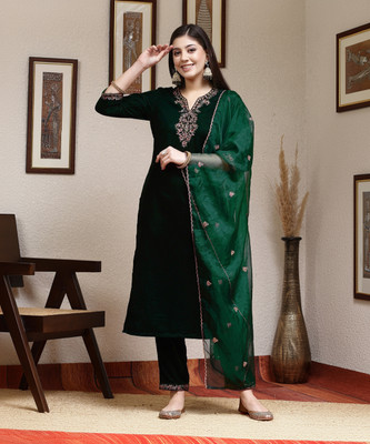 Samah Women Kurta Pant Dupatta Set