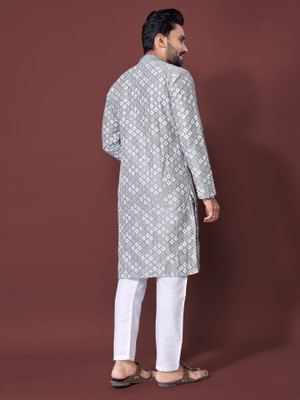 AKSHAT CREATION Men Kurta Pyjama Set