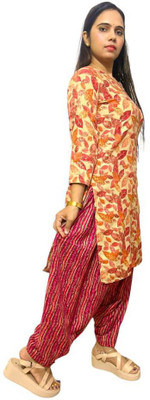 Prabha creations Women Kurta Palazzo Ethnic Jacket Set