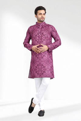 Growwax Men Kurta Pyjama Set