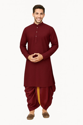 Reso Men Kurta Dhoti Set