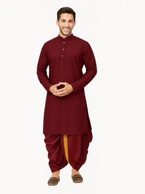 Svatantra Men Kurta Dhoti Set