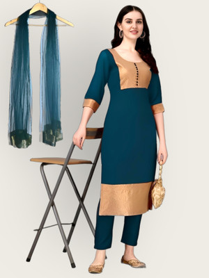 shreeji enterprises Women Kurta Pant Dupatta Set