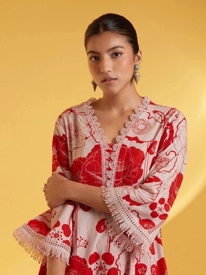 LOOKMARK Women Kurta Pant Set