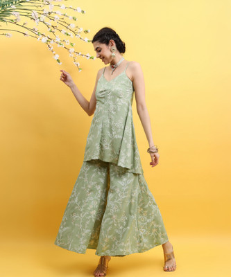 Vishudh Women Kurta Palazzo Set