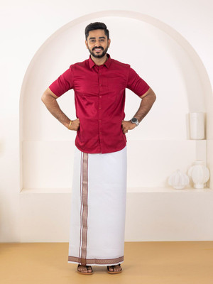 Ramraj Cotton Men Shirt Dhoti Set