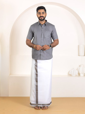Ramraj Cotton Men Shirt Dhoti Set