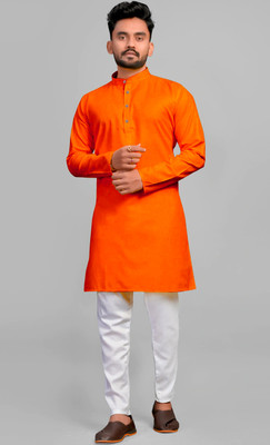VASUDHA CREATION Men Kurta Pant Set
