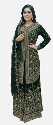 Kalyan Creation Women Ethnic Top Sharara Dupatta Set