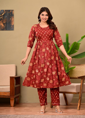 77Taj7 Women Kurta Pant Set