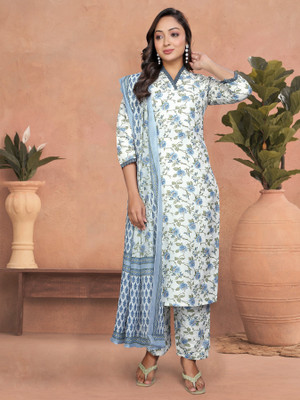NAVLIK Women Kurti Pant Dupatta Set