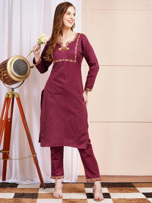 YaFex Women Kurti Pant Set