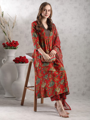Divastri Women Kurta Pant Dupatta Set