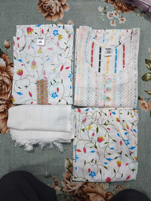 Zunaisha enterprises Women Kurti Palazzo Dupatta Set