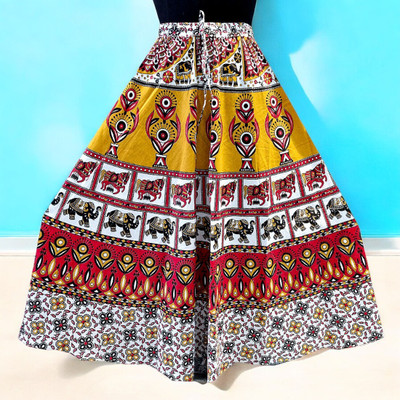 MF CREATION Printed Women Flared Multicolor Skirt