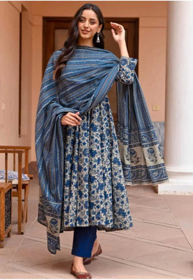 rudrama Women Kurti Pant Dupatta Set