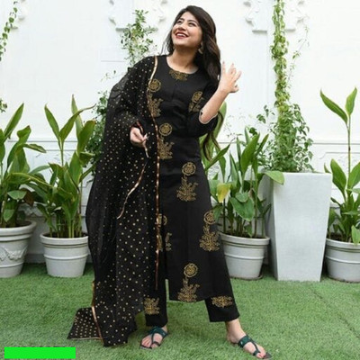 YATVIK Women Kurta Pant Set