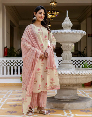 Skylee Women Kurta Palazzo Dupatta Set