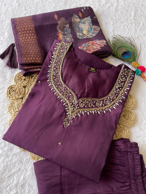 RAJLAXMI FASHION Women Kurti Palazzo Dupatta Set