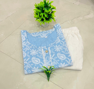 insha fashion Women Kurti Palazzo Set