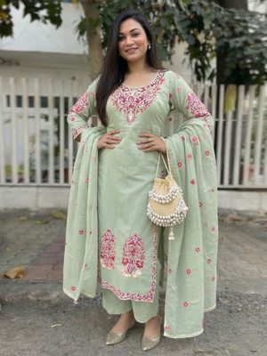Divastri Women Kurti Pant Dupatta Set