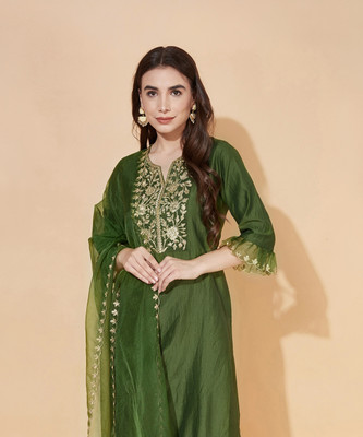 Samah Women Kurta Pant Dupatta Set