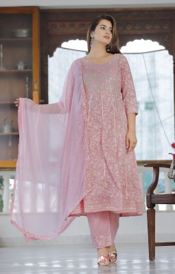 Kasooti Women Kurta Pant Dupatta Set