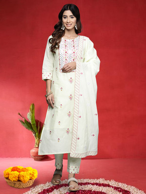 Varanga Women Kurta Pant Dupatta Set