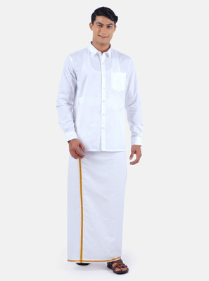 Ramraj Cotton Men Shirt Dhoti Set