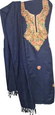 SS Fashion Wool Embroidered Salwar Suit Material
