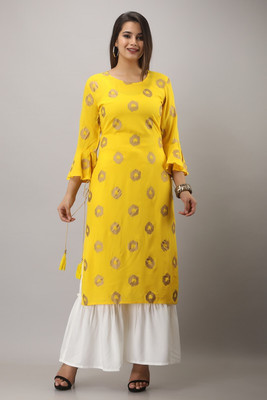 Mauka Women Kurta Sharara Set