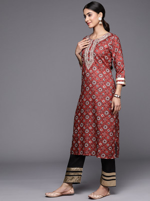Varanga Women Kurta Palazzo Dupatta Set