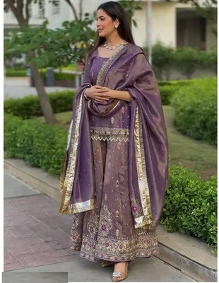 AMALAK Women Kurta Sharara Dupatta Set