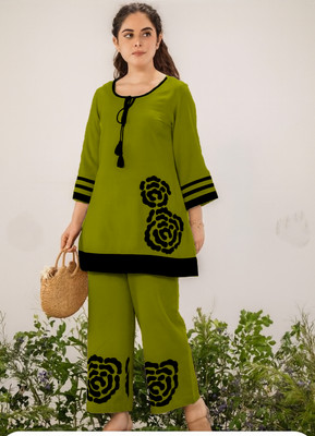 BlueKart Women Kurti Palazzo Set