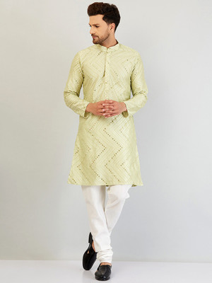 ARMAAN ETHNIC Men Kurta Churidar Set