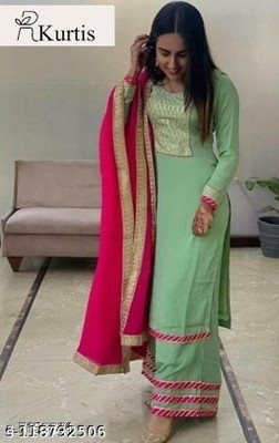 K komly Women Kurta Palazzo Set