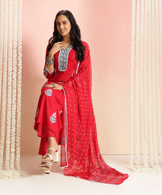 Gosriki Women Kurta Pant Dupatta Set