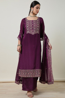 soch Women Kurta Palazzo Dupatta Set