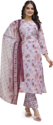 clickby Women Kurti Pant Dupatta Set