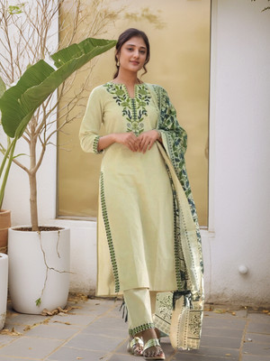 Gosriki Women Kurta Pant Dupatta Set