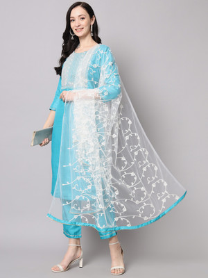 VredeVogel Women Kurti Pant Dupatta Set